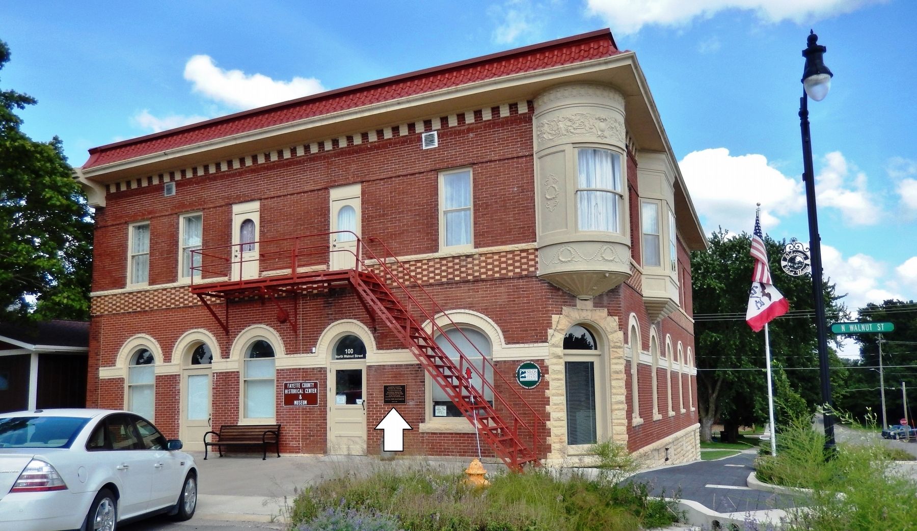 Fayette County Historical Center (Maple View Sanitarium). Click for full size. Fayette County Historical Center (Maple View Sanitarium) image. Click for full size.