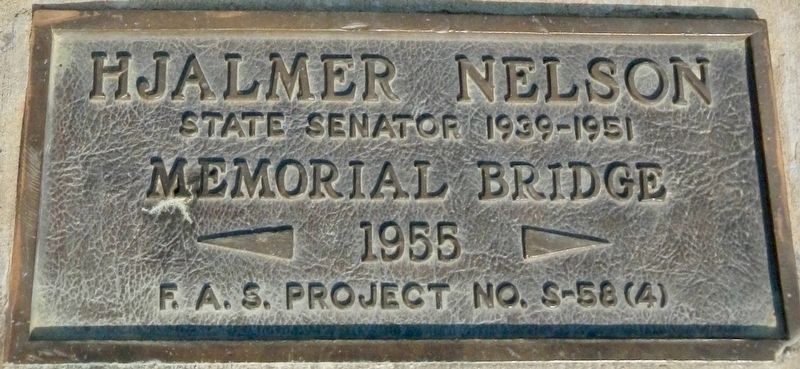 Hjalmer Nelson Memorial Bridge image. Click for full size.