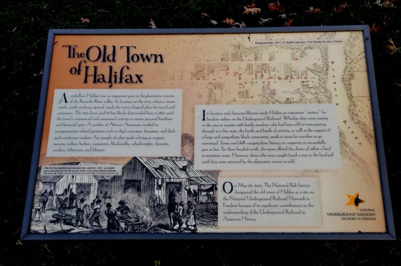 The Old Town Of Halifax Marker image. Click for full size.