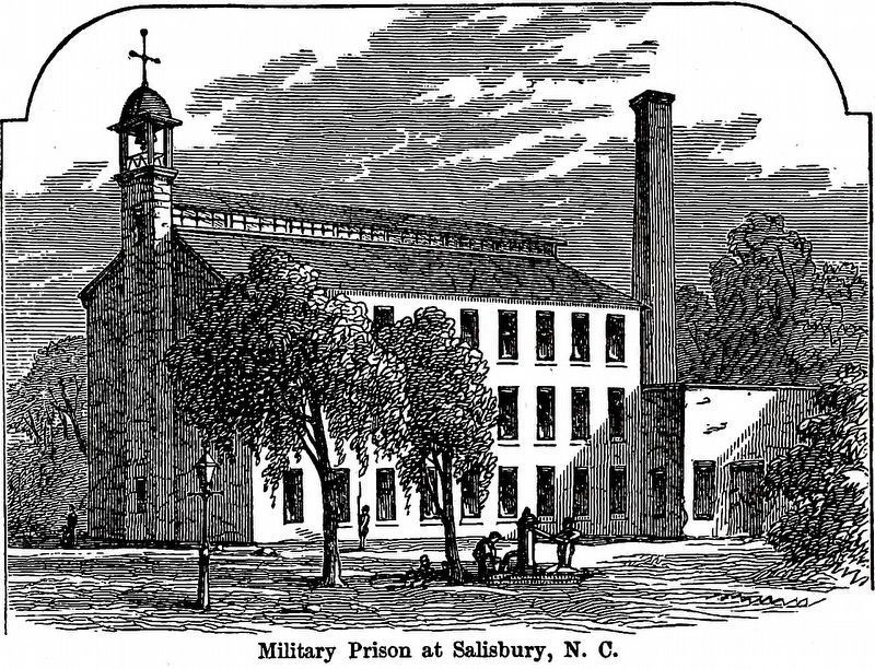 Military Prison at Salisbury, N. C. image. Click for full size.