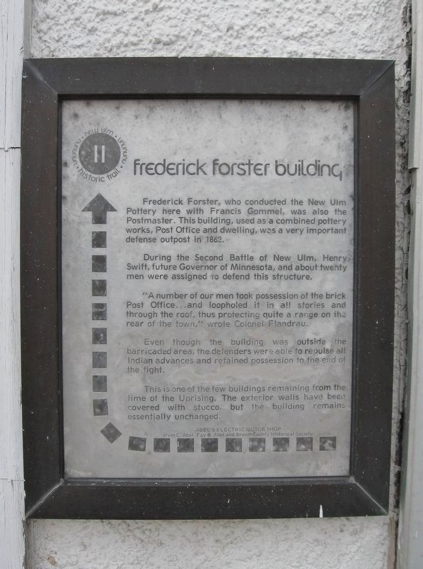 Frederick Forster Building Marker image. Click for full size.