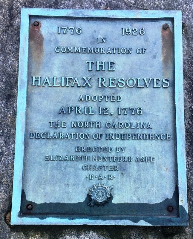The Halifax Resolves Marker image. Click for full size.