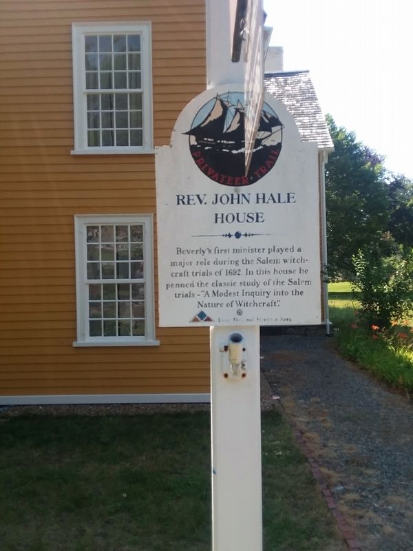Rev. John Hale House Marker image. Click for full size.