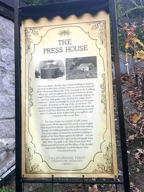 Buena Vista Press House Marker image. Click for full size.