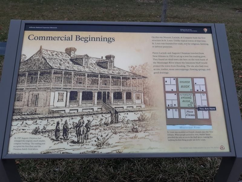 Commercial Beginnings Marker image. Click for full size.