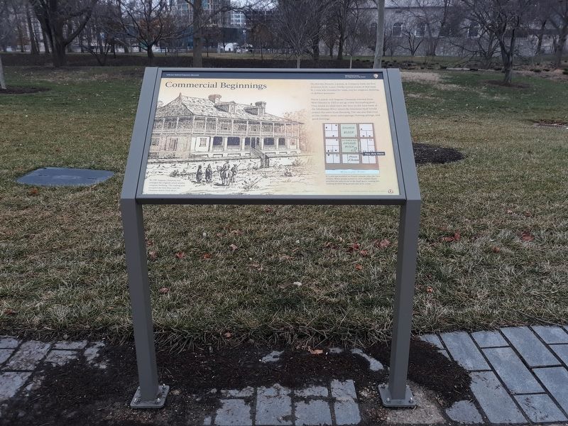 Commercial Beginnings Marker. Click for full size. Commercial Beginnings Marker image. Click for full size.
