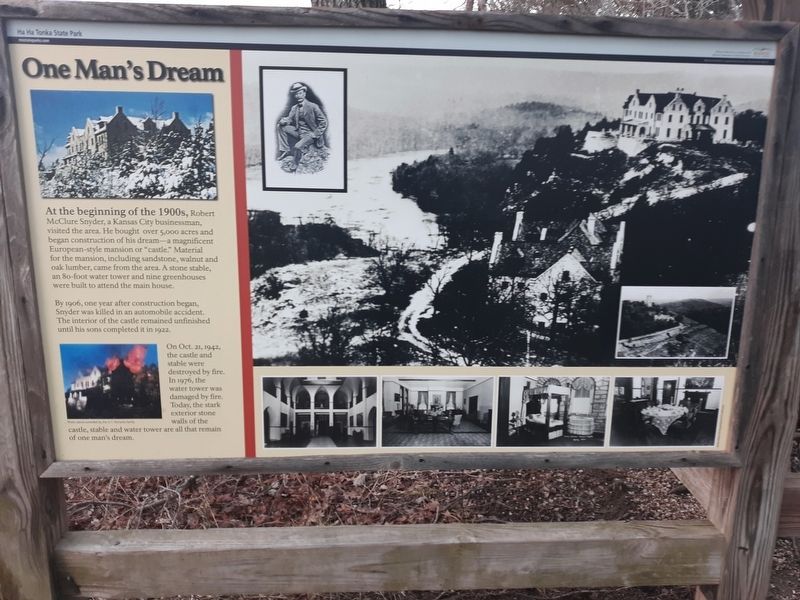 One Man's Dream Marker. Click for full size. One Man's Dream Marker image. Click for full size.