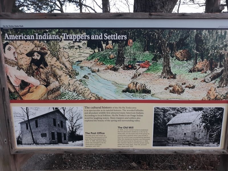 American Indians, Trappers and Settlers Marker image. Click for full size.
