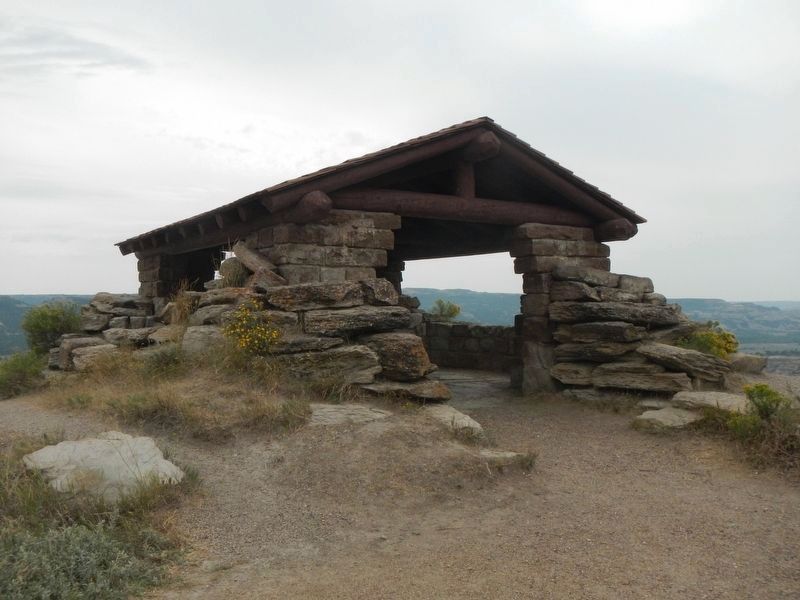 Civilian Conservation Corps (CCC) shelter. Click for full size. Civilian Conservation Corps (CCC) shelter image. Click for full size.