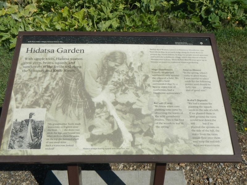 Hidatsa Garden Marker image. Click for full size.