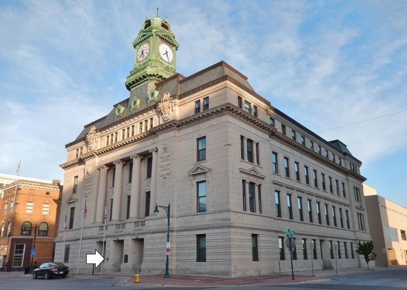 Webster County Courthouse (<i>northwest elevation</i>) image. Click for full size.