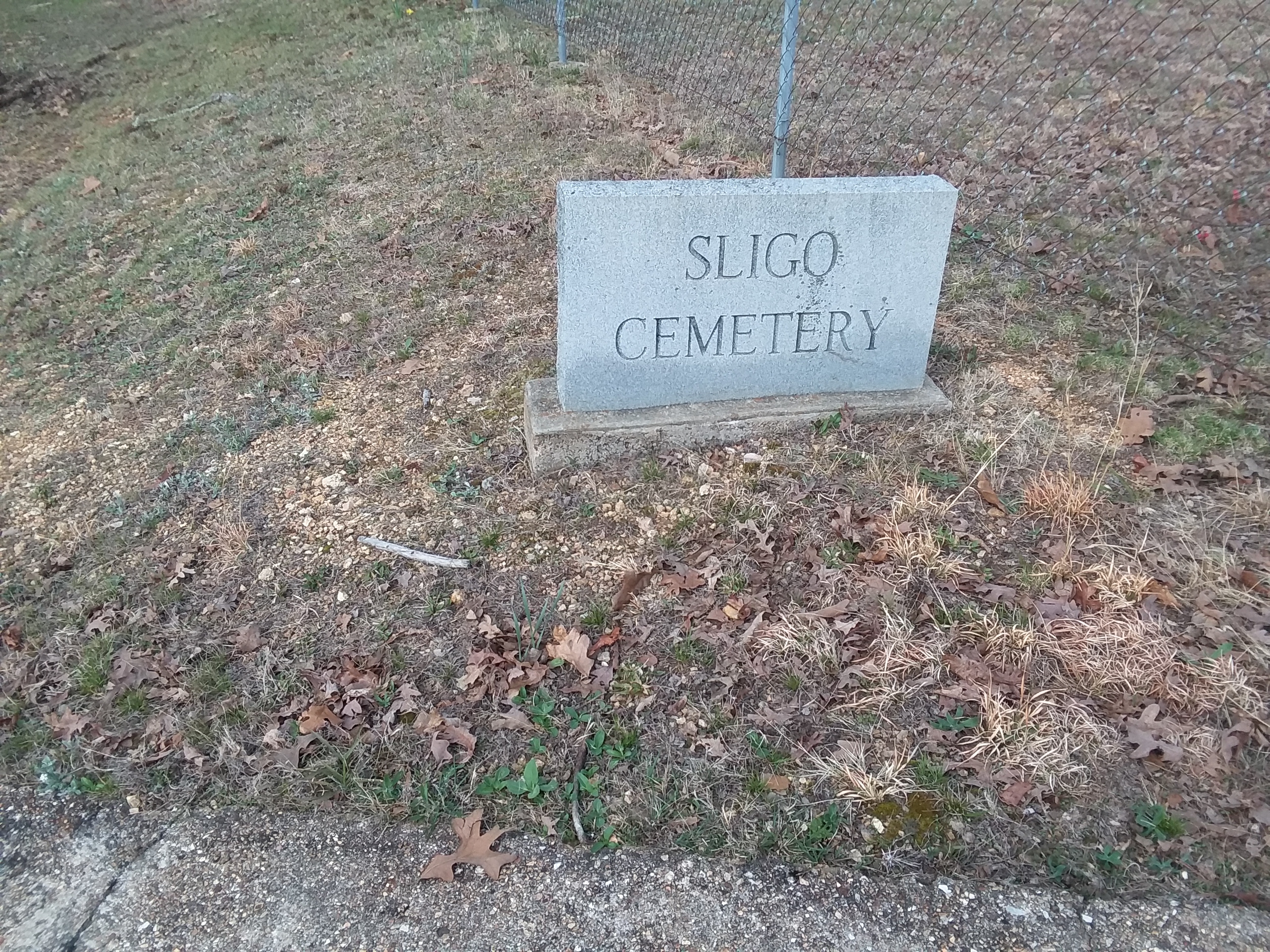 Sligo Cemetery Sign