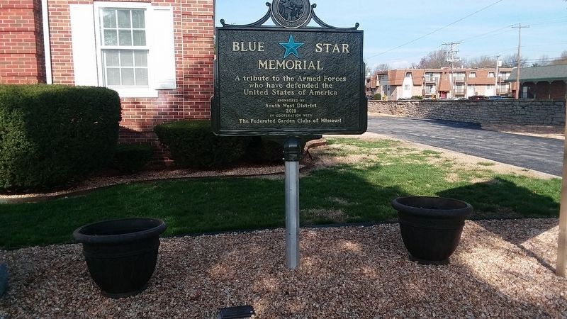 Blue Star Memorial Highway in Springfield National Cemetery image. Click for full size.
