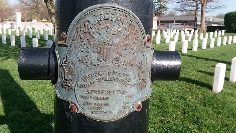 An additional marker in the Springfield National Cemetery image. Click for full size.