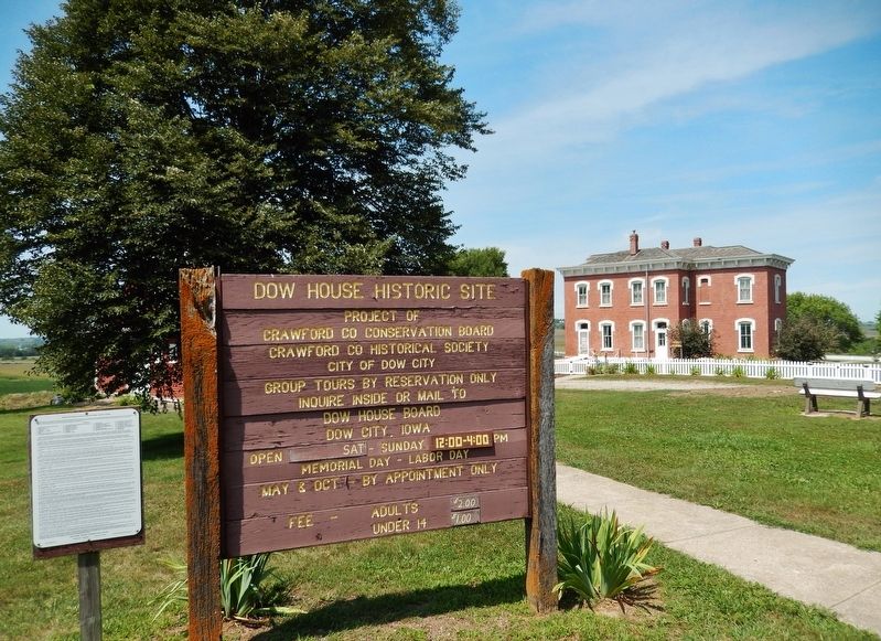 Dow House Historic Site Sign image. Click for full size.