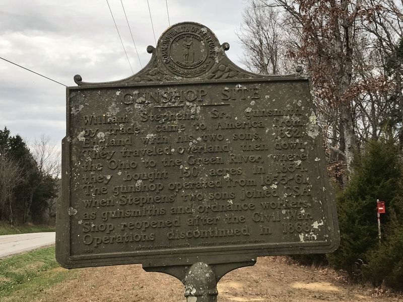 Gunshop Site Marker. Click for full size. Gunshop Site Marker image. Click for full size.