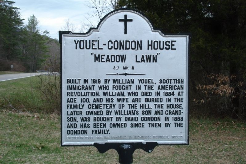 Youel-Condon House Marker image. Click for full size.