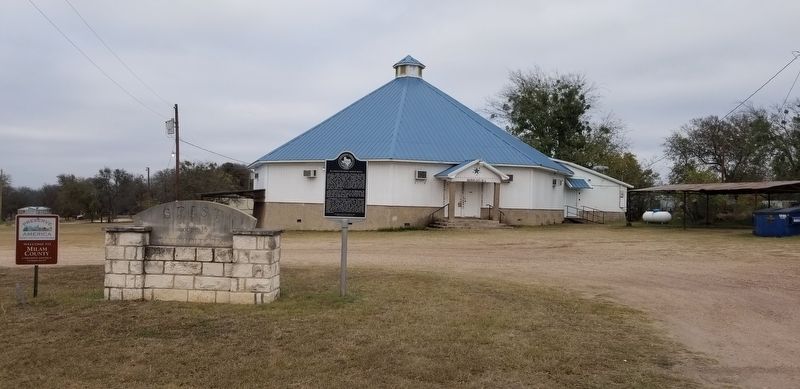Buckholts SPJST Lodge Hall and Marker. Click for full size. Buckholts SPJST Lodge Hall and Marker image. Click for full size.