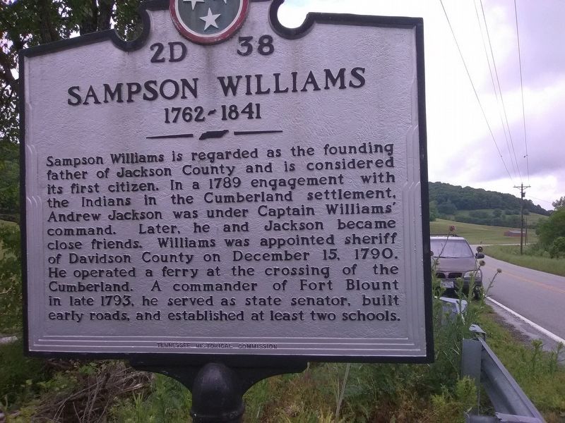 Sampson Williams Marker image. Click for full size.
