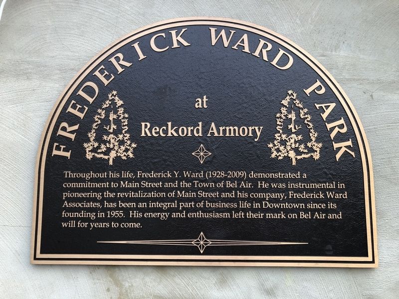 Frederick Ward Park Marker image. Click for full size.