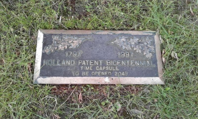 Holland Patent Bicentennial Time Capsule image. Click for full size.