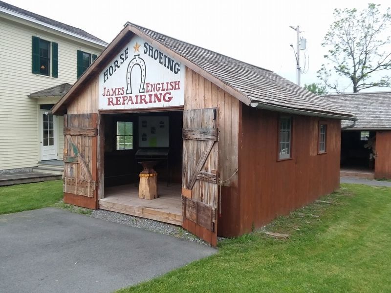 Blacksmith Shop and Mule Shed image. Click for full size.