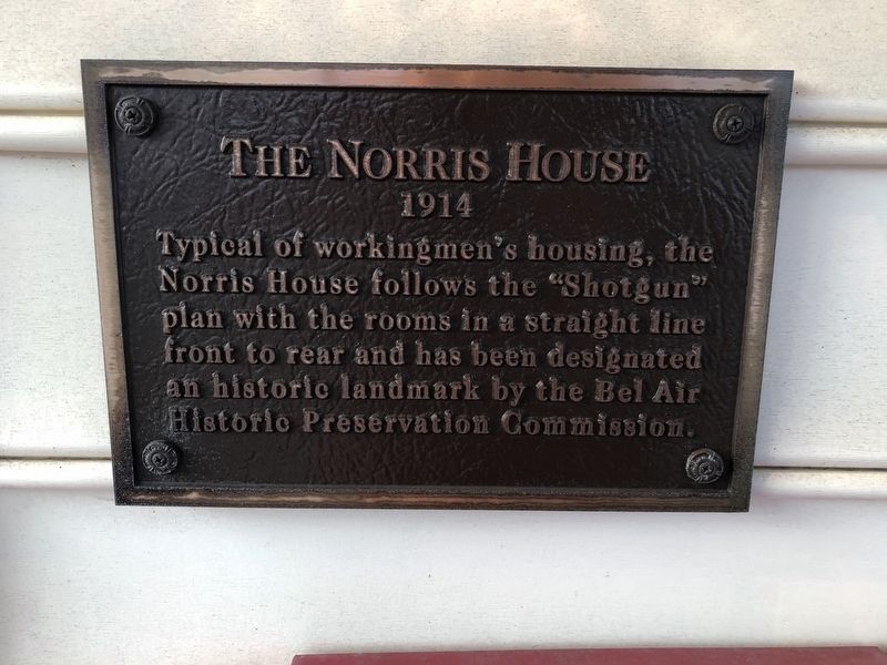 The Norris House Marker image. Click for full size.