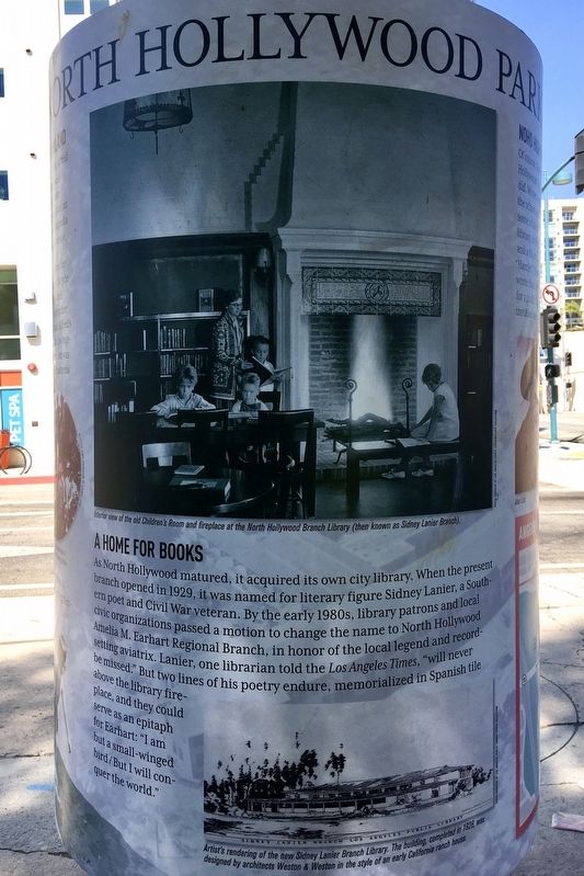 North Hollywood Park Marker image. Click for full size.