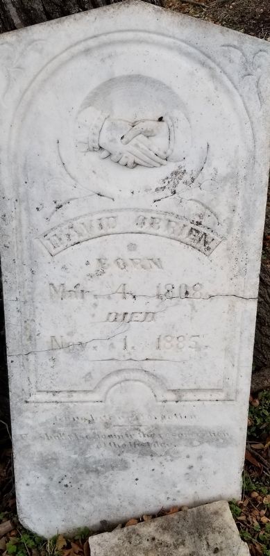 David O'Brien gravestone (1808 - 1885) image. Click for full size.
