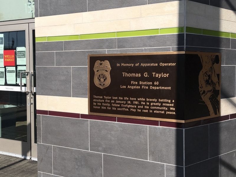 Thomas G. Taylor Memorial. Click for full size. Thomas G. Taylor Memorial image. Click for full size.