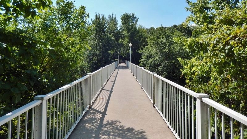 "The Music Man" Footbridge - across Willow Creek. Click for full size. "The Music Man" Footbridge - across Willow Creek image. Click for full size.