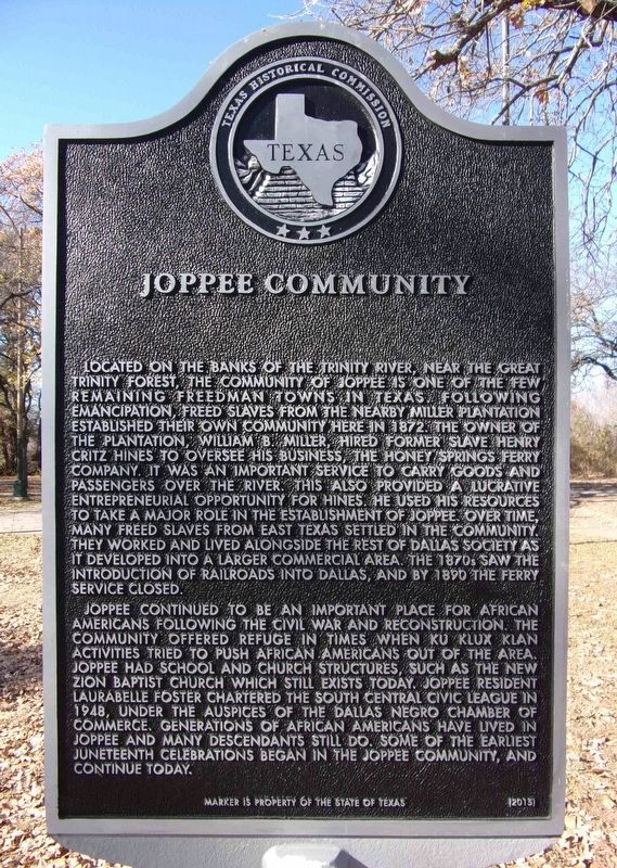 Joppee Community Marker. Click for full size. Joppee Community Marker image. Click for full size.