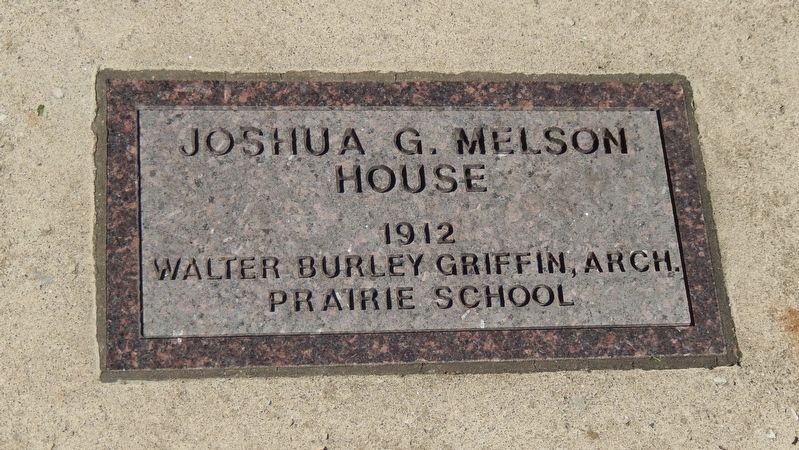 Joshua G. Melson House Marker image. Click for full size.