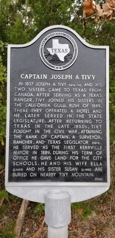 Captain Joseph A. Tivy Marker image. Click for full size.