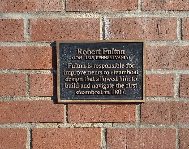 Robert Fulton Marker. Click for full size. Robert Fulton Marker image. Click for full size.