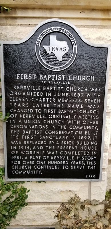 First Baptist Church Marker. Click for full size. First Baptist Church Marker image. Click for full size.