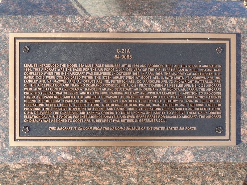 C-21A Marker. Click for full size. C-21A Marker image. Click for full size.