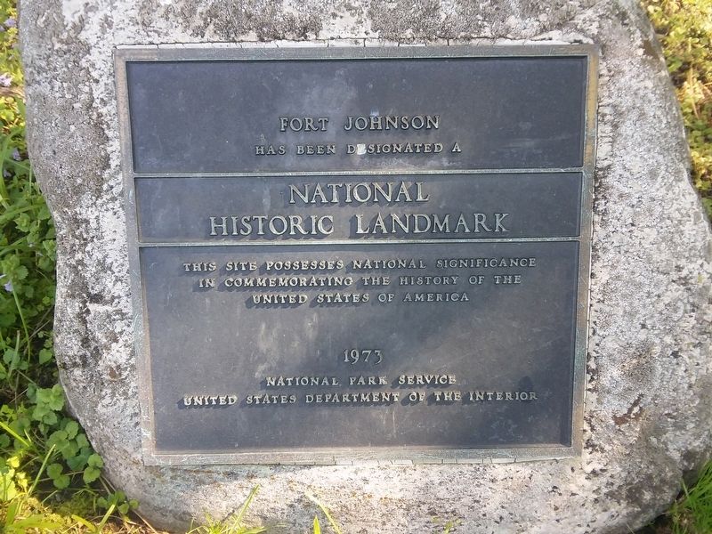 Fort Johnson Marker image. Click for full size.