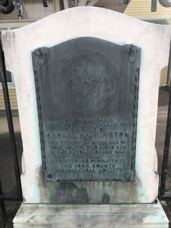 George Washington Marker. Click for full size. George Washington Marker image. Click for full size.