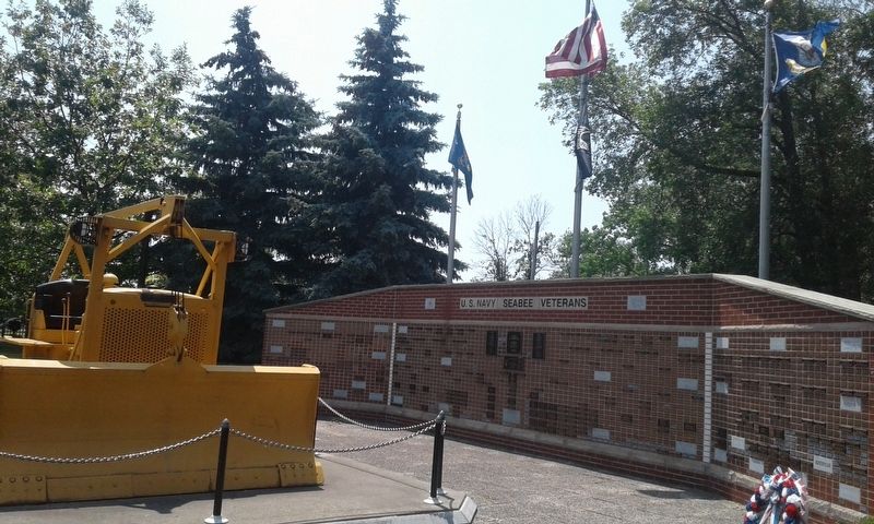 Navy Seabees Memorial Wall image. Click for full size.