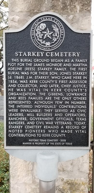 Starkey Cemetery Marker image. Click for full size.