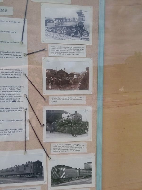 The Syracuse & Chenango Valley Railroad Marker image. Click for full size.