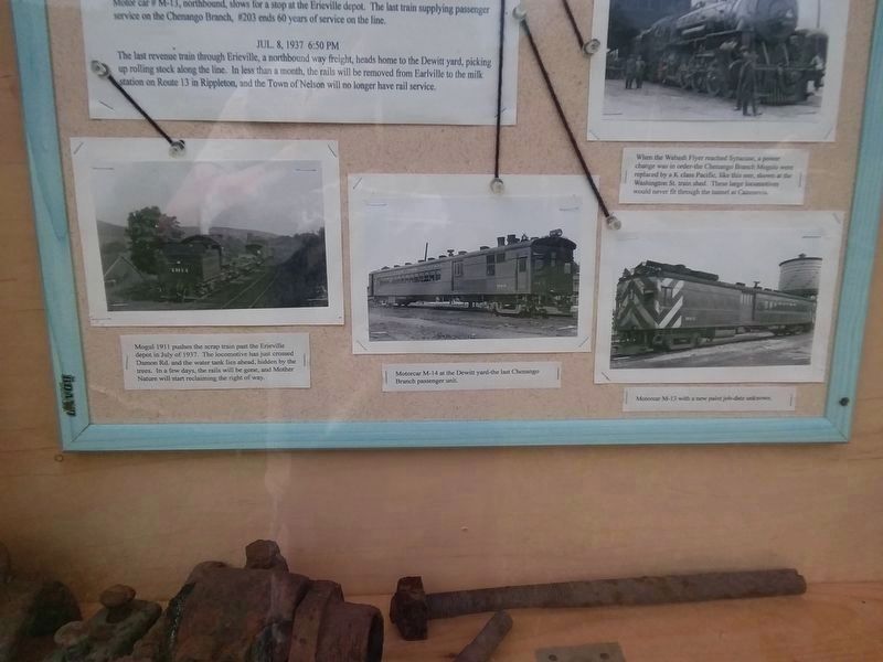 The Syracuse & Chenango Valley Railroad Marker image. Click for full size.