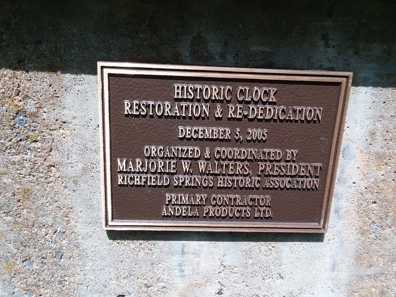 Re-Dedication Plaque image. Click for full size.