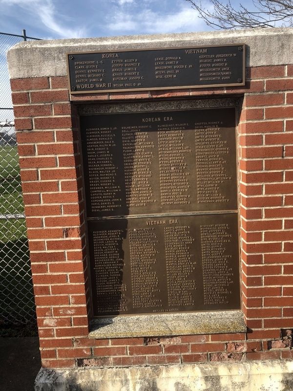 Korea and Vietnam Memorial image. Click for full size.