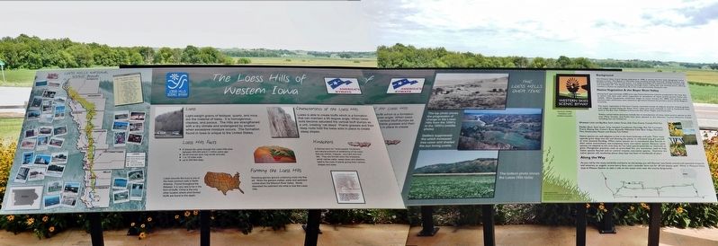 Loess Hills of Western Iowa Marker. Click for full size. Loess Hills of Western Iowa Marker image. Click for full size.
