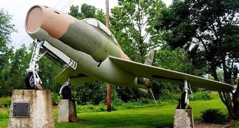 The South Whitley F-84 Thunderstreak image. Click for full size.