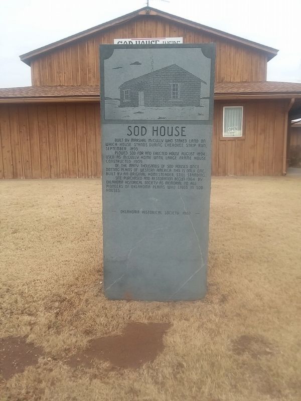 Sod House Marker image. Click for full size.