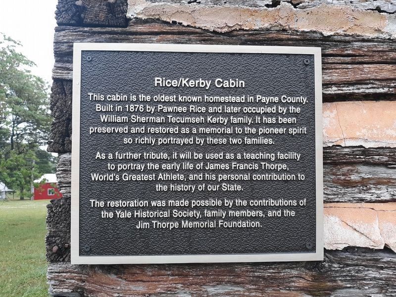 Rice/Kerby Cabin Marker. Click for full size. Rice/Kerby Cabin Marker image. Click for full size.