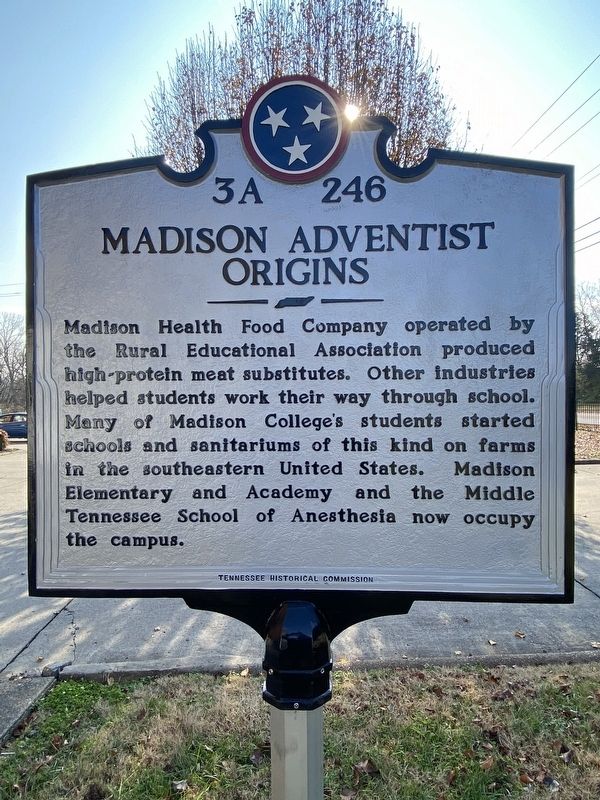 Madison Adventist Origins Marker image. Click for full size.